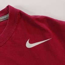 Nike Standard Fit Dixie's Football Pride Men's Red Cotton T-Shirt Long Sleeve L image 4