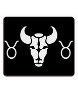Zodiac sign Taurus black computer, laptop,iPad,  mouse pad - £9.30 GBP