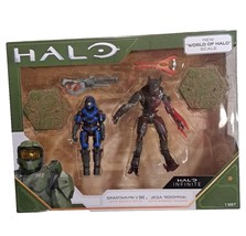 World of Halo Infinite Spartan MK V B w/Rifle Jega Roomnai w/Sword Action Figure - £13.55 GBP