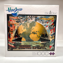 Hasbro Big Ben 1000 Piece Puzzle Voyage Around The World 2011 NEW - $10.44
