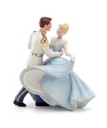 Lenox Disney Cinderella &amp; Prince Charming Figurine Wedding Cake Topper W... - £134.21 GBP