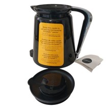 New Keurig Thermal Carafe 2.0 Black Chrome Silver Handle Replacement Plastic - £15.06 GBP