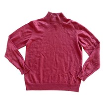 SUTTON STUDIO Womens 100% Cashmere Red Mock Turtleneck Sweater Size M - $17.81