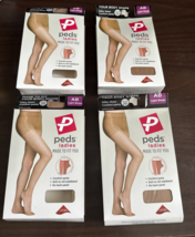 Peds Legwear Ladies AB Pantyhose Made to Fit You Silk Sheer Light Beige Lycra - £18.48 GBP