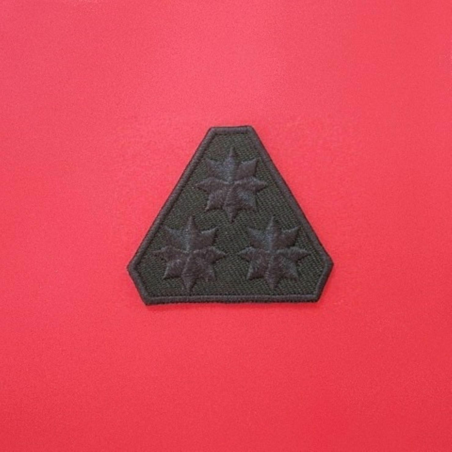 Police Captain ROYAL THAI POLICE RANK Black Patch Fabric - $5.90