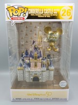 Walt Disney World 50th Disney Exclusive Cinderella Castle &amp; Golden Mickey Funko - £20.91 GBP