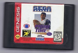 Sega Genesis Prime Time NFL Football starring Deion Sanders vintage game Cart - £11.37 GBP