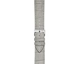 Morellato Alligator Embossed Genuine Calf Leather Watch Strap - Grey - 1... - $38.95