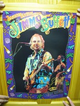Jimmy Buffet Poster Looking With Guitar Concert Shot - $89.99