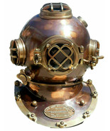 Vintage Us Navy Taucherhelm Mark V Deep Sea Divers Helm - $180.55