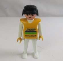 1974 Geobra Playmobile Spidan Cross-Team Motocross Racer 2.75&quot; Toy Figure - £7.74 GBP