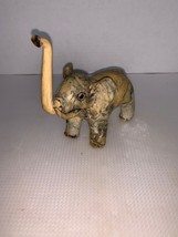 Vintage Carved Crushed Oyster Shell Elephant 5” T - £19.77 GBP