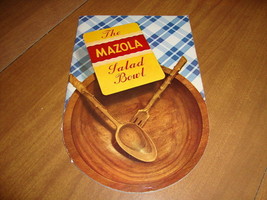 Recipes 1938 THE MAZOLA SALAD BOWL RECIPE BOOK - $5.00