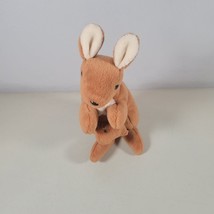 Ty Beanie Babies Kangaroo Plush Pouch with Baby Kangaroo 1996 No Swing Tag - $9.98