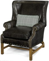 Arm Chair Arm Chair Library Library Wood Leather Wood Leather Non-Remo M... - $5,939.00