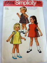 Simplicity 8564 Toddler Childs Dress Vintage 1969 UNCUT - $19.79
