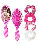 Barbie Hair Accessory 5 Pcs Set - 1 Regular 9 Inch Hairbrush &amp; 4 Scrunch... - €17,55 EUR