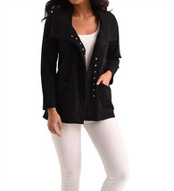 French Kyss ryder hidden pocket jacket in Black - $52.00