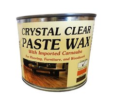 Crystal Clear Bowling Alley Wax 1LB - Clear Paste Wax - Wood Enhancer - High Dur - £28.84 GBP