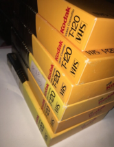 6 Pack Kodak T-120 [HS High Standard] Video Cassette VHS video Tapes Used-SHIP24 - $15.35