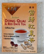 Dong Quai and Red Date Instant Tea 10 Bags - $10.26