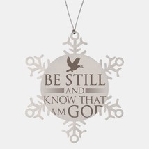 Motivational Christian Stainless Steel Bracelet, Be Still and Know That ... - £18.71 GBP