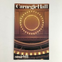 1984 Stagebill Carnegie Hall Present A Talk with Joy Simpson by Allan Ko... - £11.18 GBP