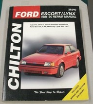 81 90 Ford Escort Mercury Lynx CHILTON Repair Manual - $14.84