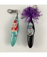 Kooky Klickers Disney Little Mermaid Ink Pen Keychains Ariel Ursula Vill... - $29.65