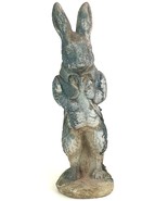 Peter Rabbit 21&quot; Tall Weathered Concrete Statue Alice in Wonderland Ceme... - £272.55 GBP
