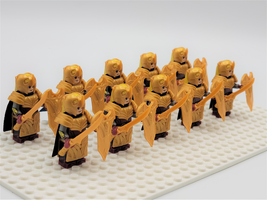 Galadhrim Warrior The Lord of The Rings Elves Light Sword Army 10pcs Minifigures - £17.13 GBP