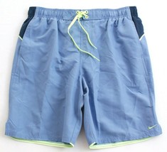 Nike Gray Brief Lined Swim Trunks Water Shorts Men&#39;s NWT - £38.36 GBP