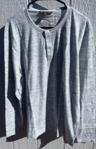 Michael Kors Blue heather Henley T-Shirt XXL NWT - $39.99