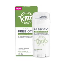 Tom&#39;s of Maine Prebiotic Natural Deodorant No Aluminum Fresh Apple 01/22, 3 Pack - £16.83 GBP