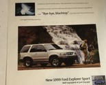 1991 Ford Explorer Sport Vintage Print Ad Advertisement pa16 - $7.91