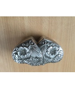 Vintage 1994 International silver company silver plated trinket box doub... - £32.17 GBP