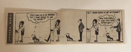 1977 Fred Basset Vintage comic Strip - $2.96