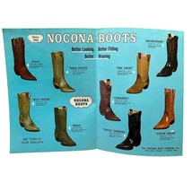 Nocona Boots 1966 Vintage Print Ad Texas 4 Pages Rodeo Queens Judy Lynn - £15.58 GBP