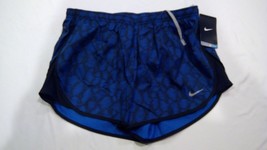 NWT Nike  Women&#39;s Tempo Running shorts Navy blue Stripped Small - £35.96 GBP