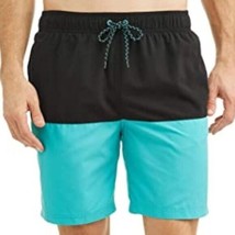 George Men&#39;s Black &amp; Teal Size 3XL Swim Trunks NWT - $12.57