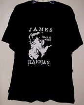 James Harman Band Concert T Shirt Vintage 1995 Black &amp; White Single Stit... - £132.20 GBP