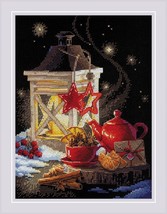 Riolis Cross Stitch, Winter Tea Time (14 Count) - $21.00