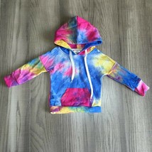 Womens Tie Dye Sweatshirt Hoodie Hooded Sweater Size Medium - $12.99