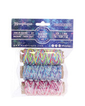 3pc Hemp Cord Mini Spool Set Jewelry Making Macrame Crochet Crafting Gif... - £3.82 GBP