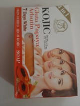 White kojic gluta arbutin papaya soap. 160g - £14.08 GBP