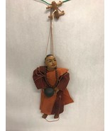 Marionette Puppet Oriental Asian  Shadow 12 inch tall Vintage Wooden - £77.97 GBP