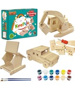 Woodworking Building Kit for Kids and Adults 3 Educational DIY Carpentry... - $92.93