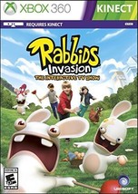 Rabbids Invasion - Xbox 360 - New Case. Tested. Resealed. - £4.91 GBP