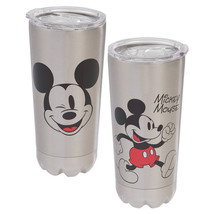Walt Disney Classic Mickey Mouse 20 oz Stainless Steel Vacuum Tumbler NEW UNUSED - £19.64 GBP