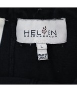 Helen Pants Womens L Black Tie On Waist Straight Active Running Sweatpants - £20.23 GBP